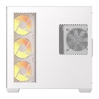 baltas korpusas - DarkFlash C280 kompiuterio korpusas, Midi Tower, grūdintas stiklas - Balta (White) - 3 nuotrauka
