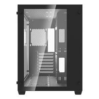 darkflash computer case - darkFlash C285, skaidri/juoda - 6 nuotrauka