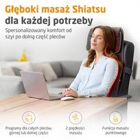 medisana mc - Medisana MC 700 Shiatsu masažo kilimėlis, Juodas (Black) - 4 nuotrauka