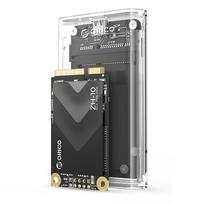 usb c kabelis - Orico TC10-MS MSATA USB-C 3.2 5Gb/s Disko dėžutė - Skaidri (Transparent) - 3 nuotrauka