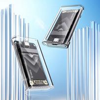 usb c kabelis - Orico TC10-MS MSATA USB-C 3.2 5Gb/s Disko dėžutė - Skaidri (Transparent) - 7 nuotrauka