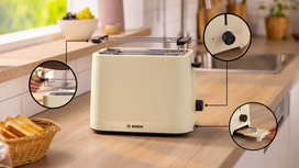 bosch 2 slot toaster - Bosch TAT3M127 - 8 nuotrauka