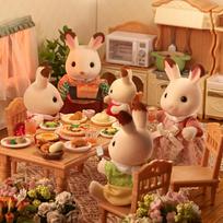 sylvanian families triusiuku - SYLVANIAN FAMILIES Šilkinių triušiukų šeimynėlė, 4030 - 3 nuotrauka