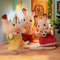sylvanian families triusiuku - SYLVANIAN FAMILIES Šilkinių triušiukų šeimynėlė, 4030 - 4 nuotrauka