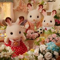 sylvanian families triusiuku - SYLVANIAN FAMILIES Šilkinių triušiukų šeimynėlė, 4030 - 5 nuotrauka
