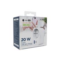 universalus pakrovejas - CHARGER USB UNIVERSAL 20W WHT/2P AC TA-ACPDQC20-01-W GEMBIRD - 7 nuotrauka