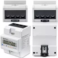 itampos keitiklis - Qoltec 50980 trifazis energijos skaitiklis su atstatymu 400V 100A - 4 nuotrauka