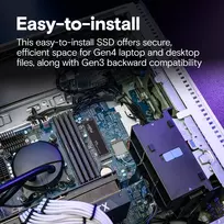 crucial ssd - Crucial P310 4TB M.2 NVMe PCIe 4.0 2280 7100/6000 | CT4000P310SSD8  | 0649528942258 - 5 nuotrauka