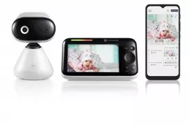 monitorius kamerai - Motorola 5.0" Wi-Fi Video Baby Monitor PIP1500 Connect - 6 nuotrauka