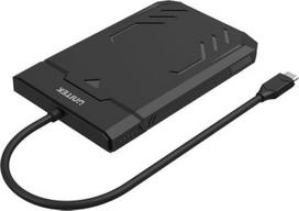ssd usb 3 2 - Unitek Y-3036A DiskGuard Raiden 2,5" USB-C į SATA III HDD/SSD korpusas Juodas (Black) - 4 nuotrauka
