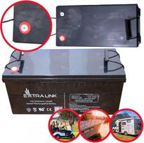 12v 200a - Extralink Akumuliatorius AGM 12V 200AH - 5 nuotrauka