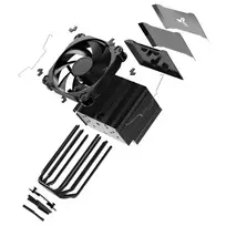 jonsbo - Jonsbo HX6250 CPU cooler 140 mm Black - 5 nuotrauka