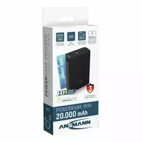 power bank 20000mah - Ansmann PB222PD 20000mAh, juodas (black) - 4 nuotrauka