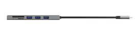 usb type c laidas - I/O HUB USB-C 3PORT HALYX/24191 TRUST - 4 nuotrauka