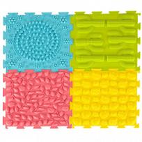 pedu masazas - Montessori kilimėlis-dėlionė, 24.2 cm x 24.2 cm, 8 dalių - 13 nuotrauka