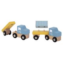 medinis garazas - Tooky Toy Medinis Jūrų krovimo stotis TJ192A - 5 nuotrauka