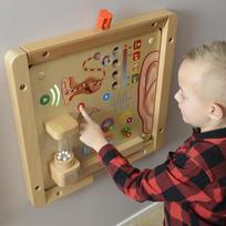 zmogaus kunas - Masterkidz Montessori klausos pojūčio ugdymo lenta - 6 nuotrauka