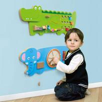 montessori zaislai - Viga sieninis lavinamasis žaidimas "Dramblys", 50472 - 2 nuotrauka