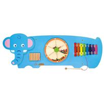 montessori zaislai - Viga sieninis lavinamasis žaidimas "Dramblys", 50472 - 3 nuotrauka