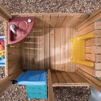 namelis ciuozykla - Step2 medinė nuotykių žaidimų aikštelė su čiuožykla - 2 nuotrauka