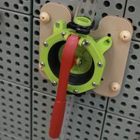 vandens lenta - Masterkidz hidraulinė vandens pompa Stem Wall - 7 nuotrauka