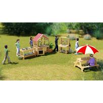 maza spintele - CLASSIC WORLD EDU medinis lauko virtuvės stalviršis 6927049070129 - 2 nuotrauka
