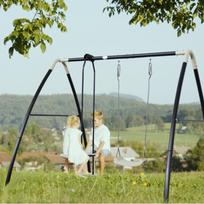 lauko supynes vaikams - Sūpynės vaikams AXI, metalinis rėmas, žalias (Green) - 7 nuotrauka