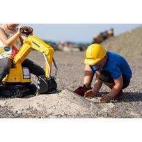 kask salmas - Paspiriamas ekskavatorius Falk Komatsu, geltonas (Yellow) - 7 nuotrauka