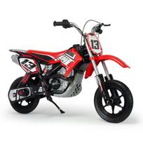 elektrinio ratas - Injusa vaikiškas elektrinis motociklas Motor Cross, raudonas (Red) 24V - 4 nuotrauka
