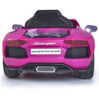 lamborghini elektromobilis vaikams - Vienvietis vaikiškas elektrinis automobilis Lamborghini Aventador Feber, rožinis - 3 nuotrauka