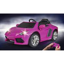 lamborghini elektromobilis vaikams - Vienvietis vaikiškas elektrinis automobilis Lamborghini Aventador Feber, rožinis - 5 nuotrauka