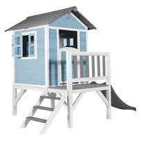 mediniai nameliai - Žaidimų namelis AXI su čiuožykla 118 cm - 5 nuotrauka