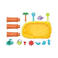 piratu laivas - Smelio ir vandens stalas Woopie 2in1 Pirate Ship - 4 nuotrauka
