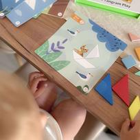 zaislai vaikams - Tooky Toy Magnetinė tangramų dėlionė TF642LEK, 18 el. - 8 nuotrauka