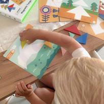 zaislai vaikams - Tooky Toy Magnetinė tangramų dėlionė TF642LEK, 18 el. - 12 nuotrauka