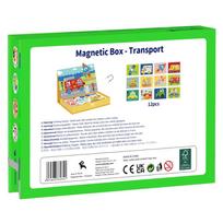 detia dezutes - Tooky Toy Montessori magnetinė dėlionė, 80 det. - 2 nuotrauka