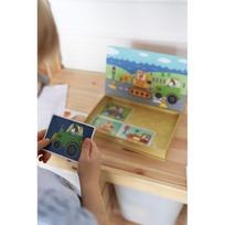 detia dezutes - Tooky Toy Montessori magnetinė dėlionė, 80 det. - 7 nuotrauka