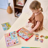 muzikiniai zaislai - Viga Toys Dėlionė VIGA Sound Puzzle Match Muzikiniai gyvūnai - 3 nuotrauka