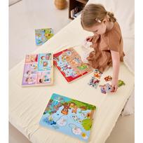muzikiniai zaislai - Viga Toys Dėlionė VIGA Sound Puzzle Match Muzikiniai gyvūnai - 4 nuotrauka