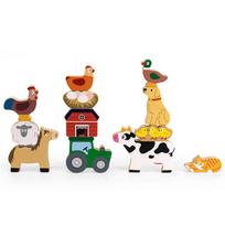 balansiniai zaislai - Viga Toys Medinis balansinis stalo žaidimas Ūkio gyvūnai, Viga - 4 nuotrauka