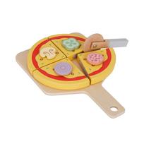 vaikiska medine virtuvele - Tooky Toy Pizzeria medinė picų kepimo krosnis su priedais  - 7 nuotrauka