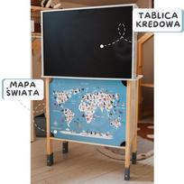 medine vaikiska virtuve - WOOPIE Medinė dvipusė vaikiška virtuvėlė su garsais ir apšvietimu Balta (White) - 12 nuotrauka