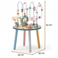 zaislai vaikams staliukas - Viga Toys 44033 Edukacinis medinis stalas su labirintu PolarB - 2 nuotrauka