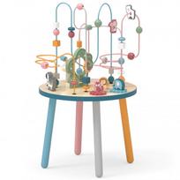 zaislai vaikams staliukas - Viga Toys 44033 Edukacinis medinis stalas su labirintu PolarB - 4 nuotrauka