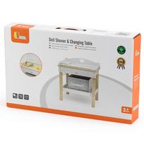kudikiu voniukes - Viga Toys Medinis vystymo stalas 2in1 su vonelės funkcija - 3 nuotrauka