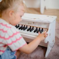 baltas pianinas - Classic World Fortepijonas „Classic World“ - baltas - 11 nuotrauka