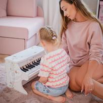 baltas pianinas - Classic World Fortepijonas „Classic World“ - baltas - 13 nuotrauka