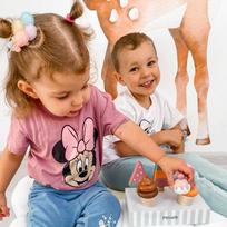 medinis stovas - Mediniai spalvoti ledai VIGA PolarB su stovu Icecream 5vnt, 44057 - 16 nuotrauka