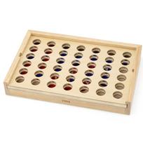 loginiai zaidimai - Dėlionė Viga Toys Stalo žaidimas Spalvotos linijos - 4 nuotrauka