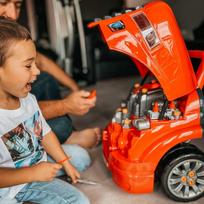 rinkinys - Woopie Jaunojo mechaniko sunkvežimio taisymo komplektas ir priedai 61 vnt. - 10 nuotrauka